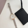 Women's Alloy Case Green Watch Mori Style Artistic Small Fresh Simple