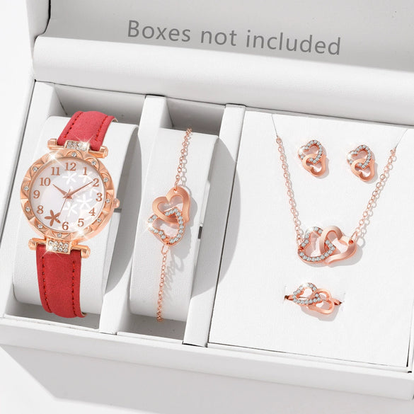 Women's Alloy Case Imitation Leather Strap Round Dial Medieval Style Watches