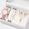 Women's Alloy Case Imitation Leather Strap Round Dial Medieval Style Watches