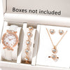 Women's Alloy Case Imitation Leather Strap Round Dial Medieval Style Watches