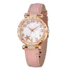 Women's Alloy Case Imitation Leather Strap Round Dial Medieval Style Watches