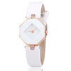 Women's Alloy Case Imitation Leather Strap Round Dial Watch