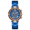 Women's Alloy Case Metal Strap Quartz Watch With Round Dial And Fashion Style