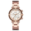 Women's Alloy Case Metal Strap Quartz Watch With Round Dial And Fashion Style