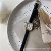 Women's Alloy Case Ordinary Glass Mirror Fashion Simple Small Square Retro Quartz Watch