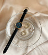 Women's Alloy Case Ordinary Glass Mirror Fashion Starry Sky Watch
