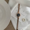 Women's Alloy Case Ordinary Glass Mirror Highend Fragrant Style Simple Elegant Small Dial Watch