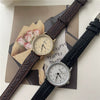 Women's Alloy Case Ordinary Glass Mirror Leisure Retro Small Round Quartz Watch