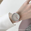 Women's Alloy Case Ordinary Glass Mirror Leisure Retro Style Watch