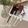 Women's Alloy Case Ordinary Glass Mirror Leisure Style Allmatch Belt Watch