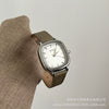 Women's Alloy Case Ordinary Glass Mirror Medieval Style Square Watch