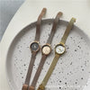 Women's Alloy Case Ordinary Glass Mirror Simple Retro Fashion Watch