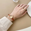 Women's Alloy Case Quartz Watch Round Dial Leisure Style