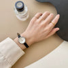 Women's Alloy Case Quartz Watch Round Dial Leisure Style