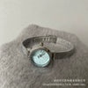 Women's Alloy Case Quartz Watch With Blue Fritillary Surface And Fashion Style