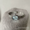 Women's Alloy Case Quartz Watch With Blue Fritillary Surface And Fashion Style