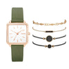 Women's Alloy Case Quartz Watch With Printed Logo Round Dial And Leisure Style