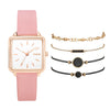 Women's Alloy Case Quartz Watch With Printed Logo Round Dial And Leisure Style