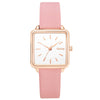 Women's Alloy Case Quartz Watch With Printed Logo Round Dial And Leisure Style