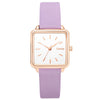 Women's Alloy Case Quartz Watch With Printed Logo Round Dial And Leisure Style