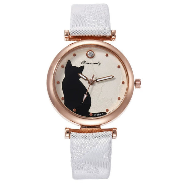 Women's Alloy Case Quartz Wrist Watch With Diamond Trend And Leisure Style
