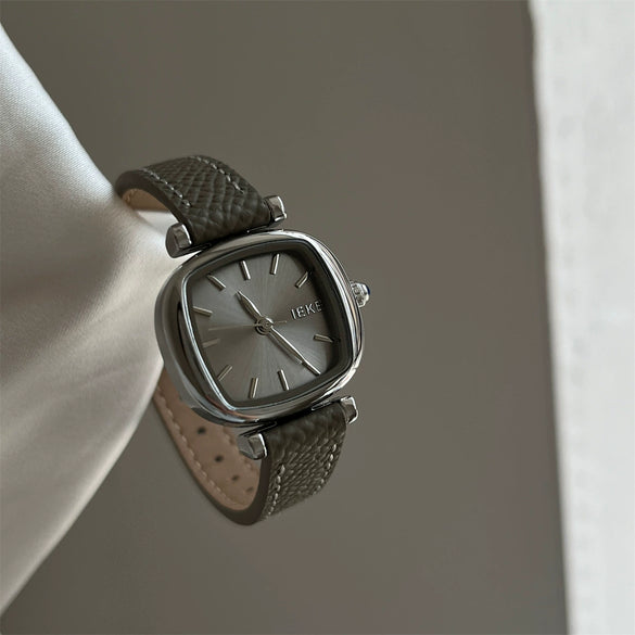Women's Alloy Case Snakehead Watch Medieval Style Grey Belt