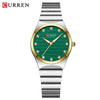 Women's Alloy Case Stainless Steel Band Round Dial Waterproof Leisure Watch
