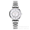 Women's Alloy Case Steel Band Round Dial Casual Quartz Wristwatch