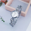 Women's Alloy Casual Octagon Diamondencrusted Quartz Watch Bracelet