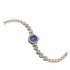 Women's Alloy Casual Quartz Bracelet Watch With Round Dial And Stainless Steel Buckle