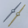 Women's Alloy Casual Round Dial Diamondencrusted Watch