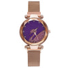 Women's Alloy Casual Round Dial Magnet Buckle Quartz Watch