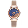 Women's Alloy Casual Round Dial Magnet Buckle Quartz Watch