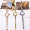 Women's Alloy Casual Simple Round Dial Pointer Bracelet Watch