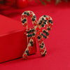 Women's Alloy Christmas Crutch Brooch With Electroplating Design