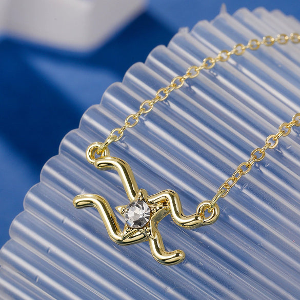 Women's Alloy Constellation O Chain Necklace