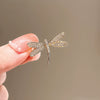 Women's Alloy Dragonfly Brooch With Electroplating Treatment