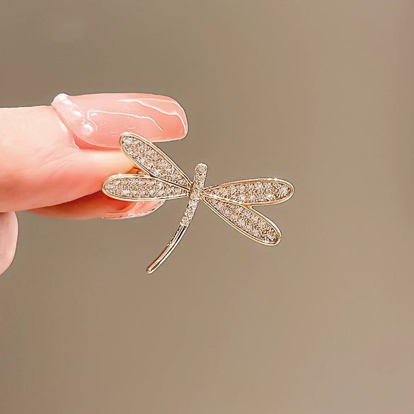 Women's Alloy Dragonfly Brooch With Electroplating Treatment