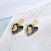 Women's Alloy Dried Flower Pearl Rhinestone Earrings With Silver Needle Irregular Floral Drop Design Electroplated Retro Sweet Style