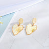 Women's Alloy Dried Flower Pearl Rhinestone Earrings With Silver Needle Irregular Floral Drop Design Electroplated Retro Sweet Style