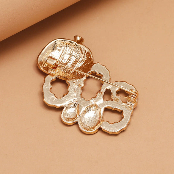 Women's Alloy Dripping Oil Pumpkin Brooch Simple Retro And Fun