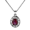 Women's Alloy Eggshaped Hollow Petal Ear Buckle Pendant Necklace With Electroplating And Original Geometric Design