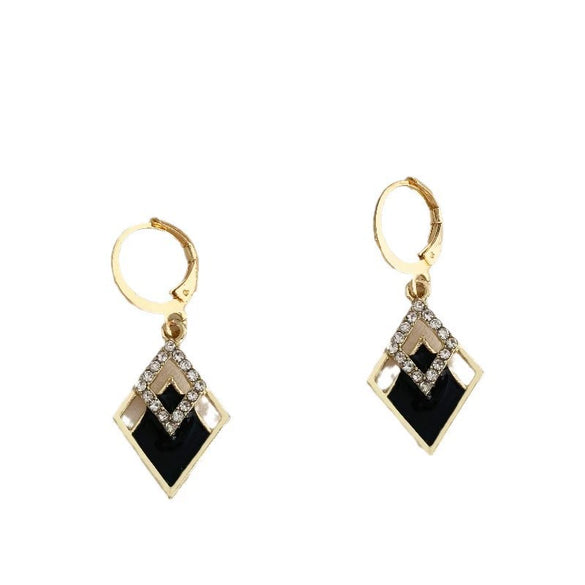 Women's Alloy Electroplated Minimalist Geometric Earrings