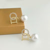 Women's Alloy Electroplated Minimalist Geometric Earrings