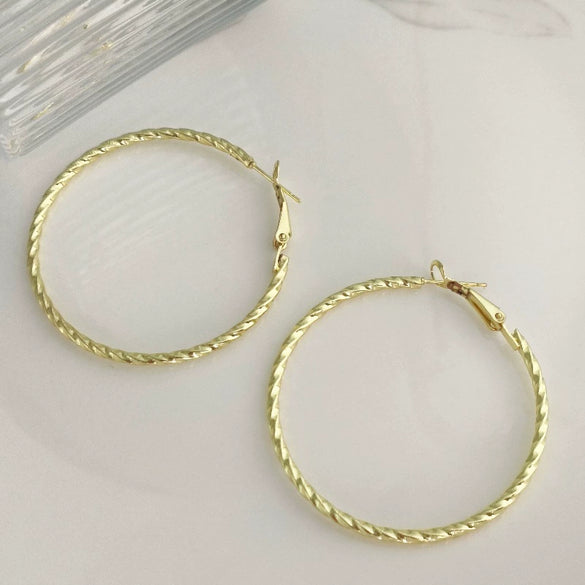 Women's Alloy Electroplated Minimalist Geometric Earrings