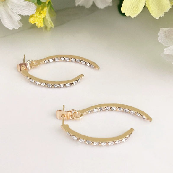 Women's Alloy Electroplated Minimalist Geometric Earrings