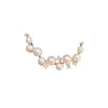 Women's Alloy Electroplated Pearl Meniscus Brooch Highend Simple Versatile Suit Corsage Antilight Pin Accessories