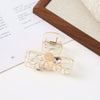 Women's Alloy Electroplated Small Fresh Style Plants Flowers Hair Gripper Shark Clip