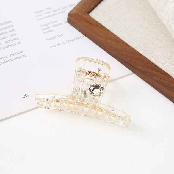 Women's Alloy Electroplated Small Fresh Style Plants Flowers Hair Gripper Shark Clip