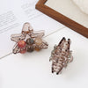 Women's Alloy Electroplated Small Fresh Style Plants Flowers Hair Gripper Shark Clip